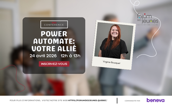  Midi-conférence: Power Automate, votre nouvel allié productivité 